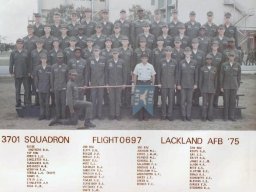 1975,LacklandAFB,Squadron 3701, Flight 0697