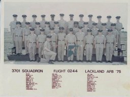 1975,LacklandAFB,Squadron 3701, Flight 0244