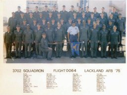 1975,LacklandAFB,Squadron 3702, Flight 0064
