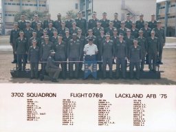 1975,LacklandAFB,Squadron 3702, Flight 0769