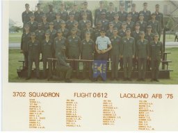 1975,LacklandAFB,Squadron 3702, Flight 0612