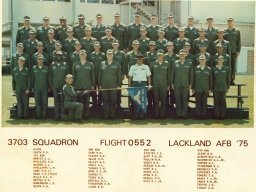 1975,LacklandAFB,Squadron 3703, Flight 0552