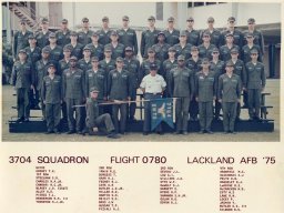 1975,LacklandAFB,Squadron 3704, Flight 0780