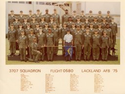 1975,LacklandAFB,Squadron 3707, Flight 0580
