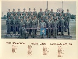 1975,LacklandAFB,Squadron 3707, Flight 0286