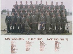 1975,LacklandAFB,Squadron 3708, Flight 0255