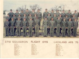 1975,LacklandAFB,Squadron 3710, Flight 0115