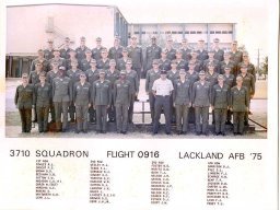 1975,LacklandAFB,Squadron 3710, Flight 0916