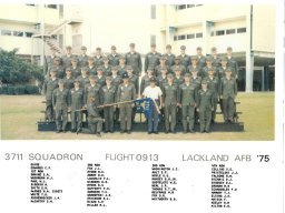1975,LacklandAFB,Squadron 3711, Flight 0913
