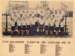 1975,LacklandAFB,Squadron 3743, Flight W-155