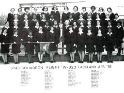 1975,Lackland AFB,Squadron 3743,Flight W-023