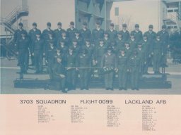 1976,LacklandAFB,Squadron 3703, Flight 0099