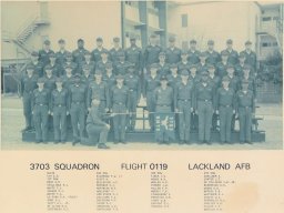 1976,LacklandAFB,Squadron 3703, Flight 0119