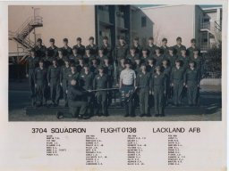 1976,LacklandAFB,Squadron 3704, Flight 136