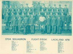 1976,LacklandAFB,Squadron 3704, Flight 0504