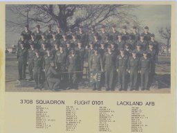 1976,LacklandAFB,Squadron 3708, Flight 0101