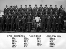 1976,LacklandAFB,Squadron 3708, Flight 0492