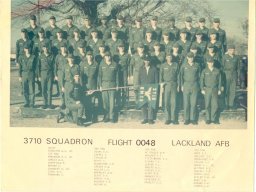 1976,LacklandAFB,Squadron 3710, Flight 0048