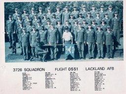 1976,LacklandAFB,Squadron 3726, Flight 0551