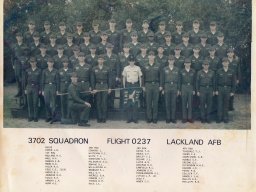 1976,Lackland AFB,Squadron 3702,Flight 0237