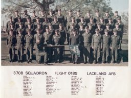 1976,Lackland AFB,Squadron 3708,Flight 0189