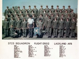 1976,Lackland AFB,Squadron 3723,Flight 0502
