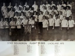 1976,Lackland AFB,Squadron 3743,Flight W-03