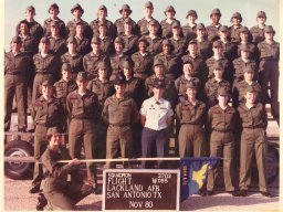 1980,Lackland AFB,Squadron 3703,Flight W095