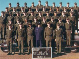 1981,LacklandAFB,Squadron 3702, Flight 151