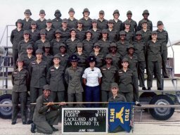 1981,LacklandAFB,Squadron 3703, Flight W-111