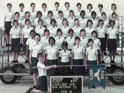 1981,LacklandAFB,Squadron 3706, Flight W-013