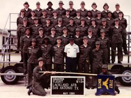 1981,LacklandAFB,Squadron 3707, Flight W-104