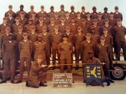 1981,Lackland AFB,Squadron 3707,Flight 626